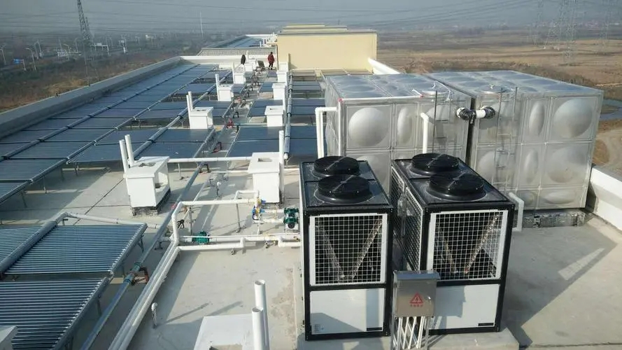 空气源热泵，广州市海绵+节水机场三期扩建工程，集中热水供应系统