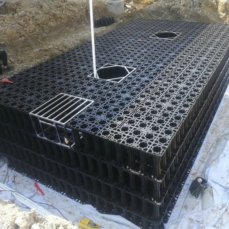 云浮水务人放弃休假筑牢防风防汛安全线，雨水回收利用系统，PP模块