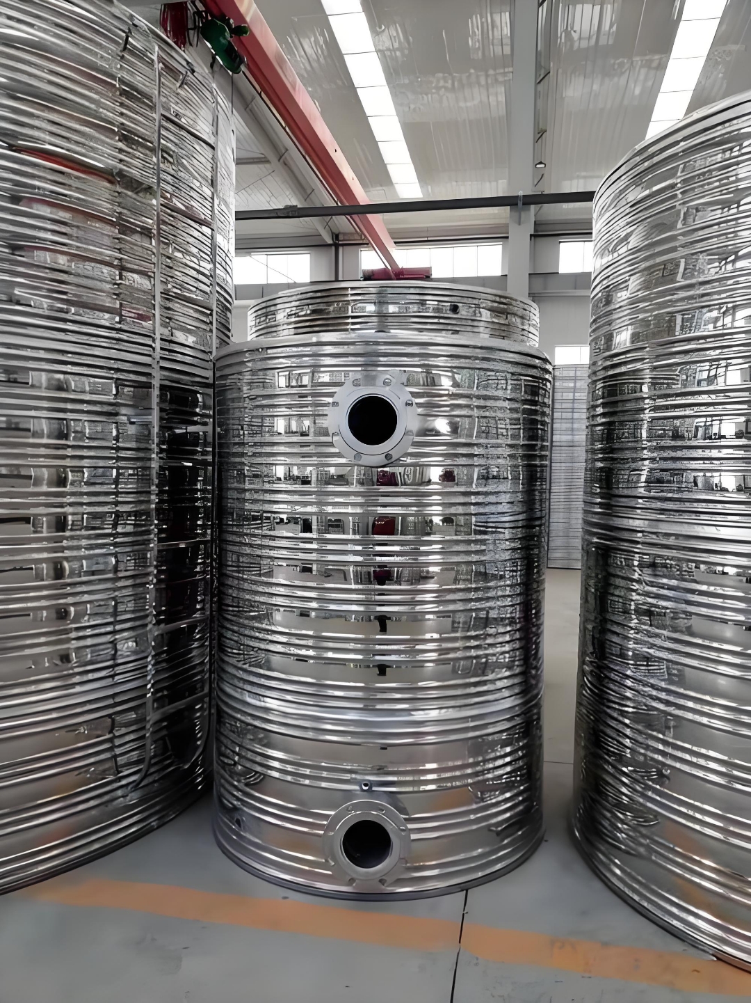 圆形不锈钢保温水塔