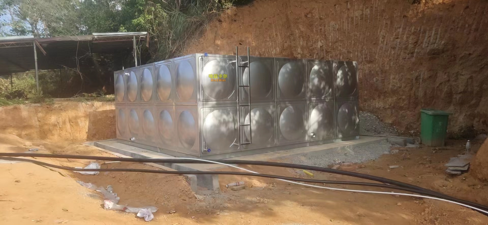 信宜市不锈钢水箱工程承包，茂名城乡供水一体化农村集中供水工程项目交收