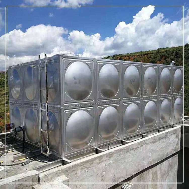 一建筑公司佛山市工程，36立方304不锈钢生活水箱完工