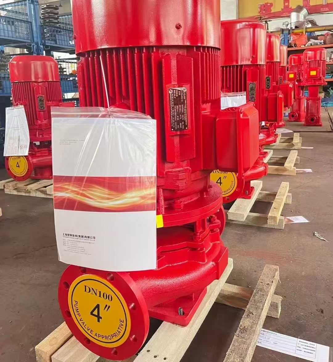 江门市消防工程项目，消防泵系列(XBD水泵)1批交收